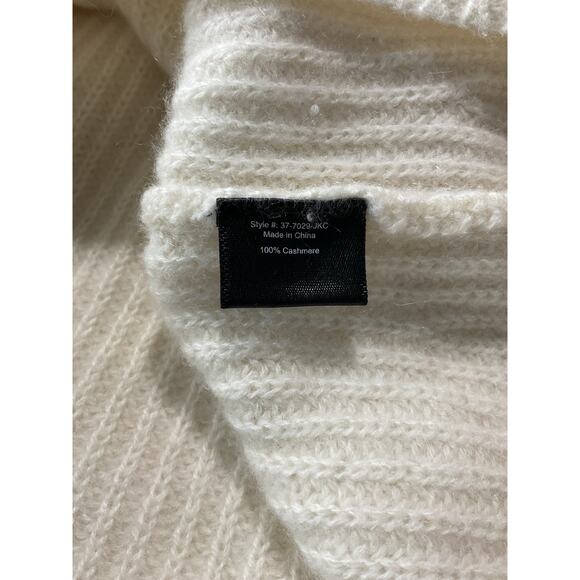 Jenni Kayne 'Fisherman' Ivory Cashmere Sweater Size XS - Picture 4 of 6